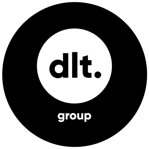 Logo de DLT Group, empresa instaladora de placas solares y energía renovable en Canarias